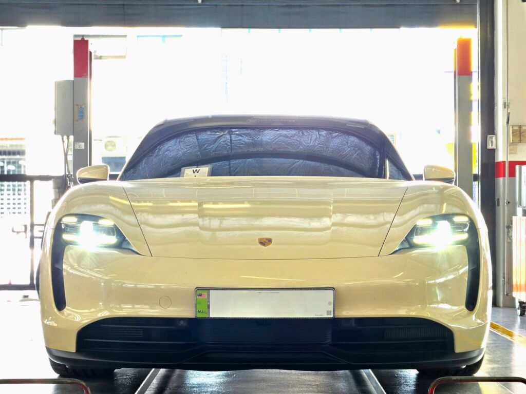 Porsche Taycan Service - Front View