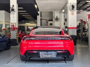 Porsche Taycan Service - Back View
